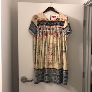 Tribal Print Shift Dress